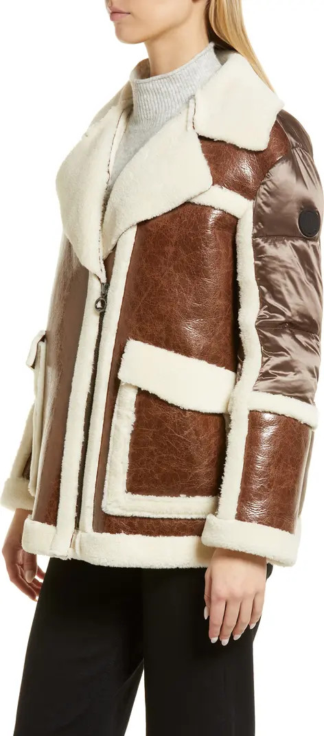 Raelynn Mixed Media Faux Fur Jacket | Nordstrom