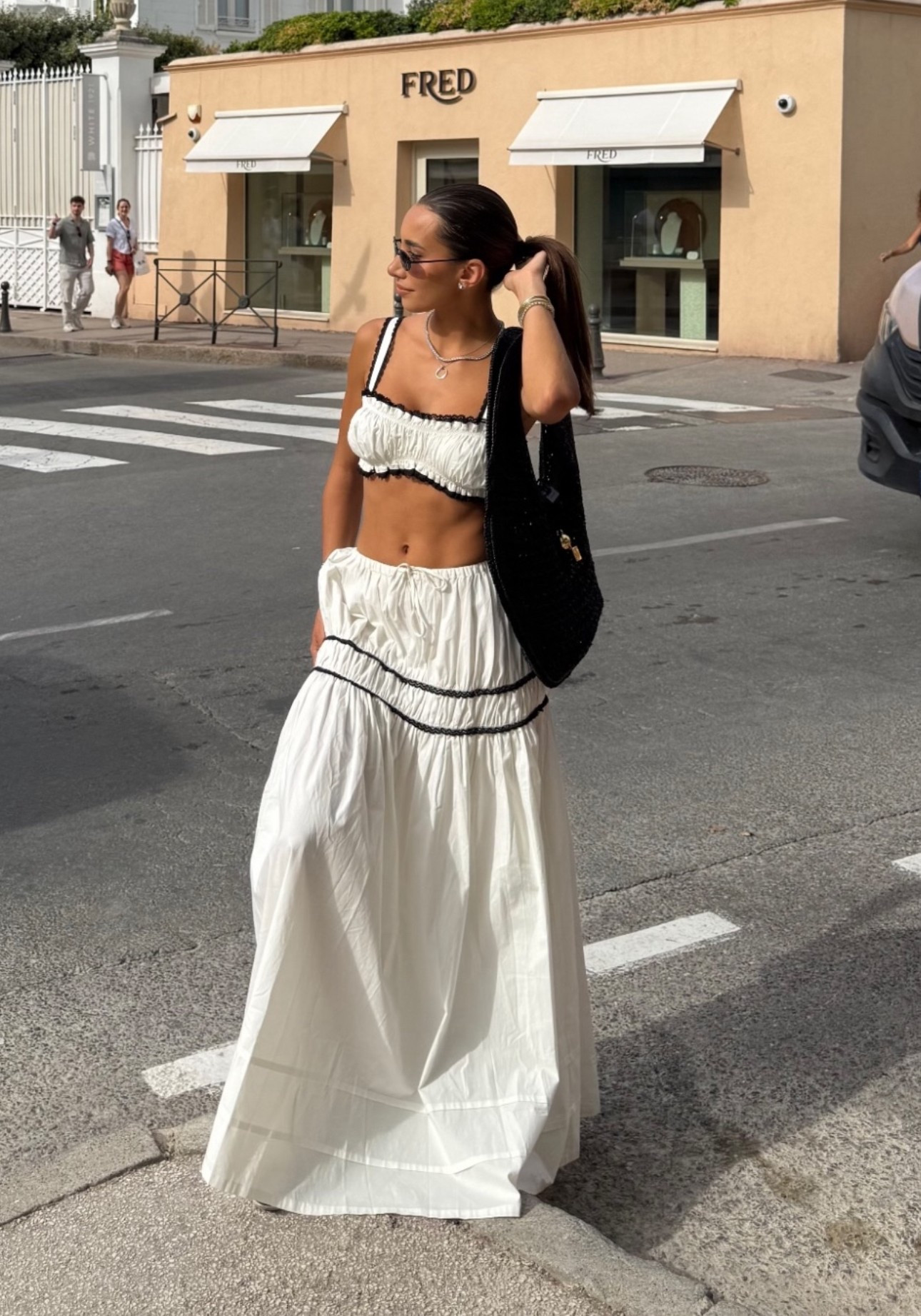 Black and White Cotton Maxi skirt Two Piece set

#LTKStyleTip #LTKNYFW #LTKSeasonal