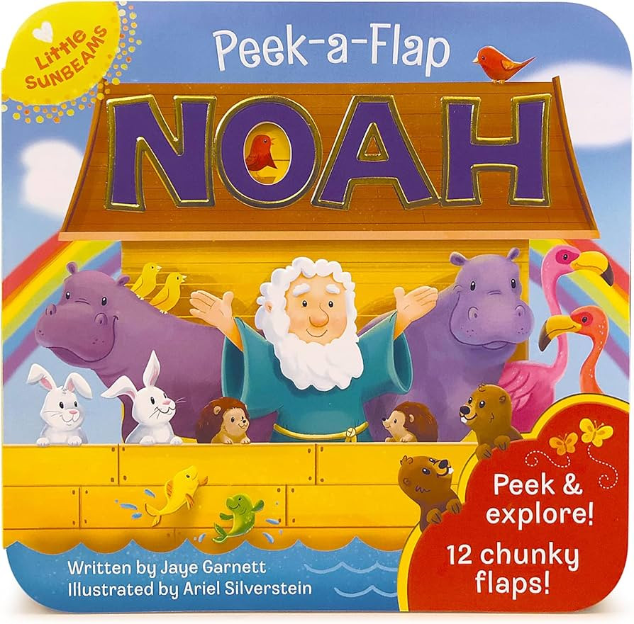 Peek-a-Flap Noah - Children's Lift-a-Flap Board Book Gift for Easter, Christmas, Communion, Bapti... | Amazon (US)