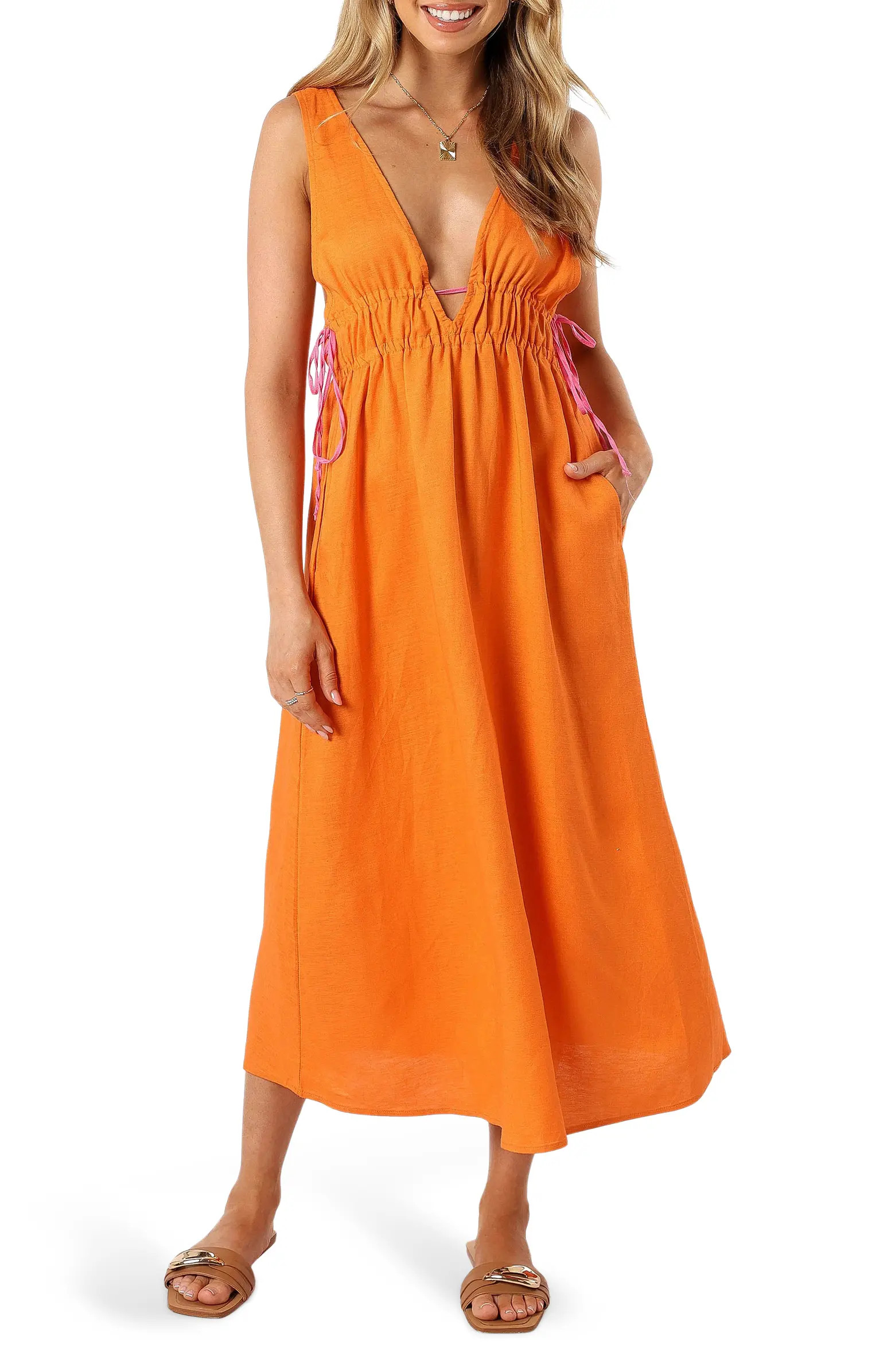 Lydia Tie Midi Dress | Nordstrom Rack