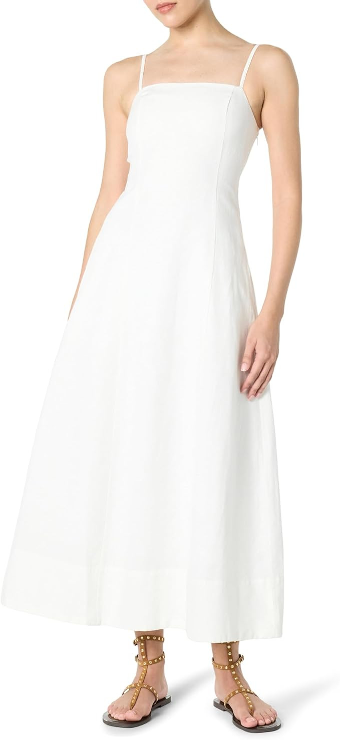 The Drop Women's Daphne Square Neck Linen Maxi Dress | Amazon (US)