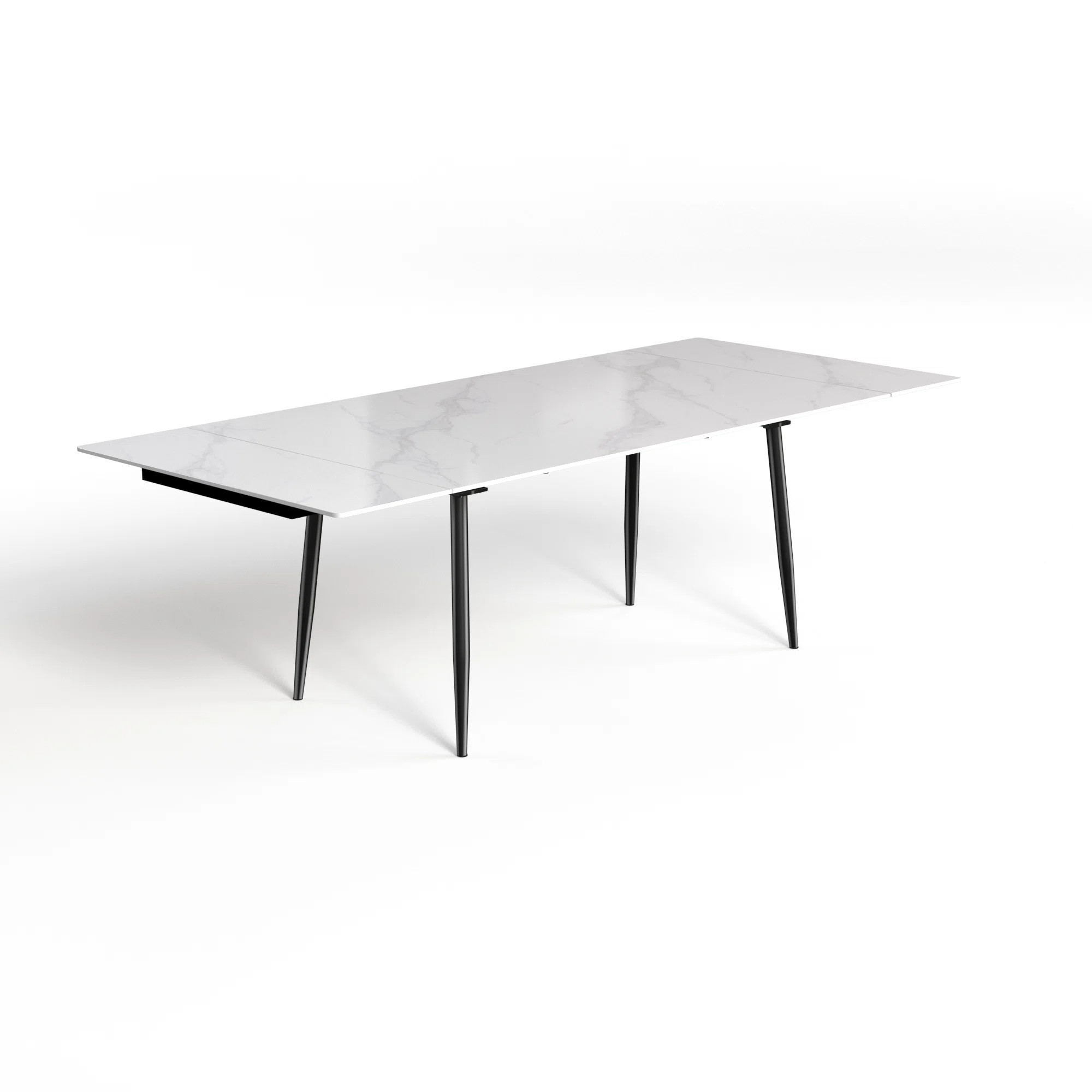 62.9-94.4 Inch Extendable Sintered Stone Dining Table | Wayfair North America