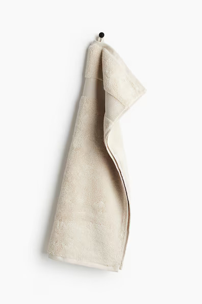 H & M - Soft Terry Hand Towel - Beige | H&M (US + CA)