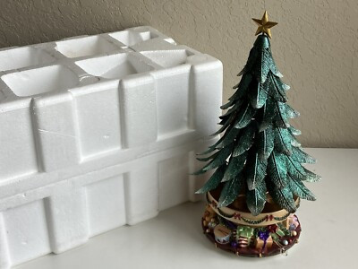 Partylite Musical Christmas Tea Light Candle Holder Glowing Tree P7920 - Retired | eBay US
