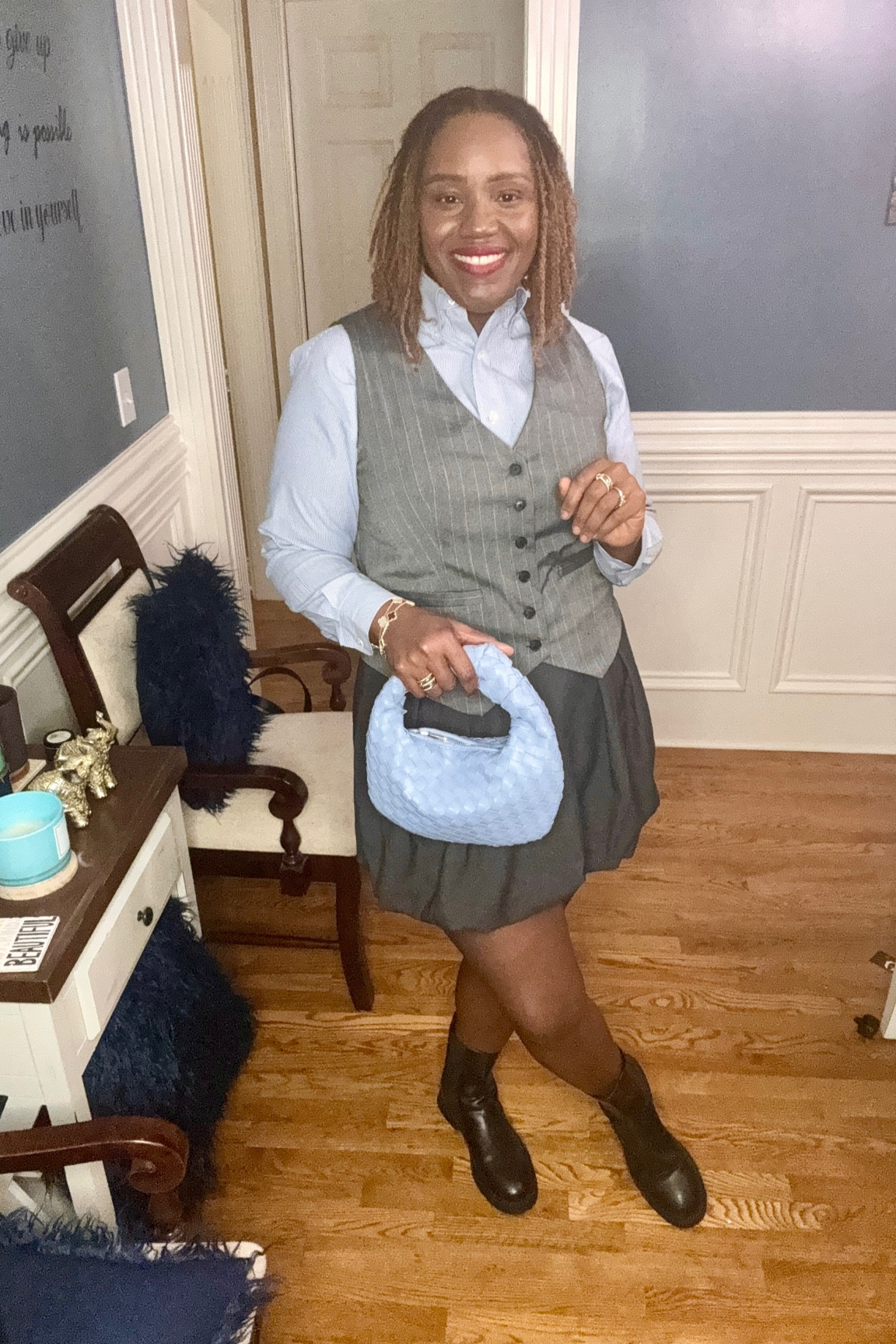 Wicked school girl inspired look!

#LTKOver40 #LTKStyleTip #LTKMidsize