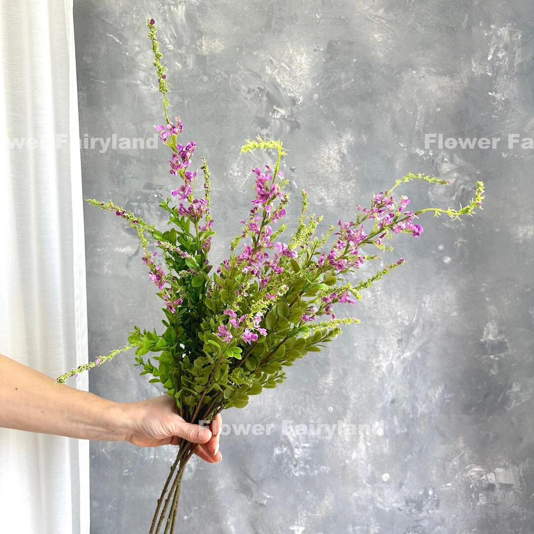 Faux Sage Bouquet Sage Stem Artificial Flower Centerpieces Floral DIY Wedding/home Decors Gifts P... | Etsy (US)