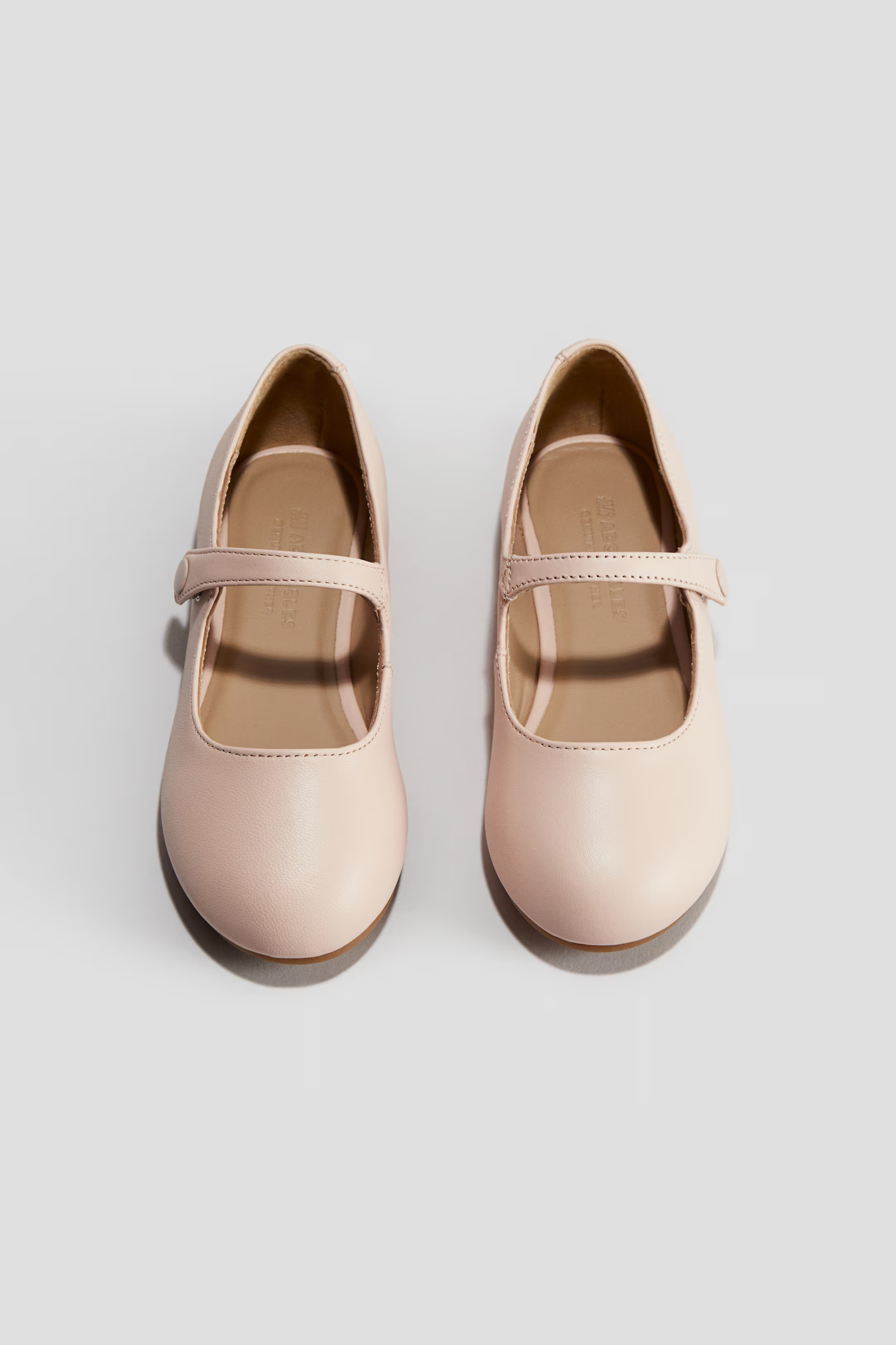 Leather Mary Janes - Light dusty pink - Kids | H&M US | H&M (US + CA)