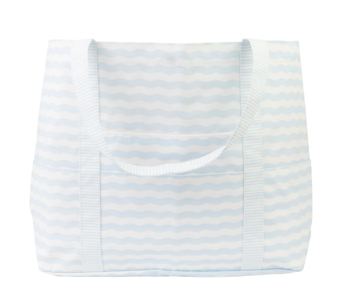 Apple Of My Isla The Summer Bag- Blue | JoJo Mommy