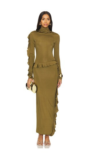 Mira Dress in Olive | Revolve Clothing (Global)