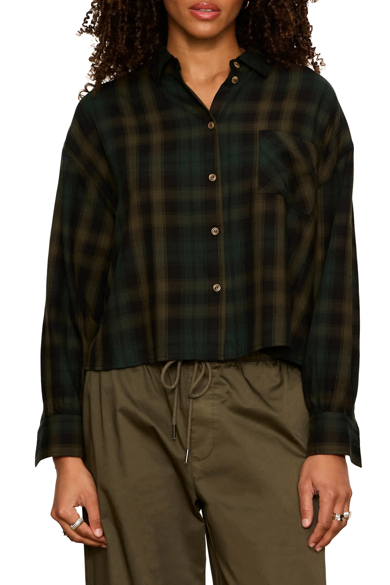 Sanctuary The Autumn Edit Flannel Shirt (Women) | Nordstrom | Nordstrom