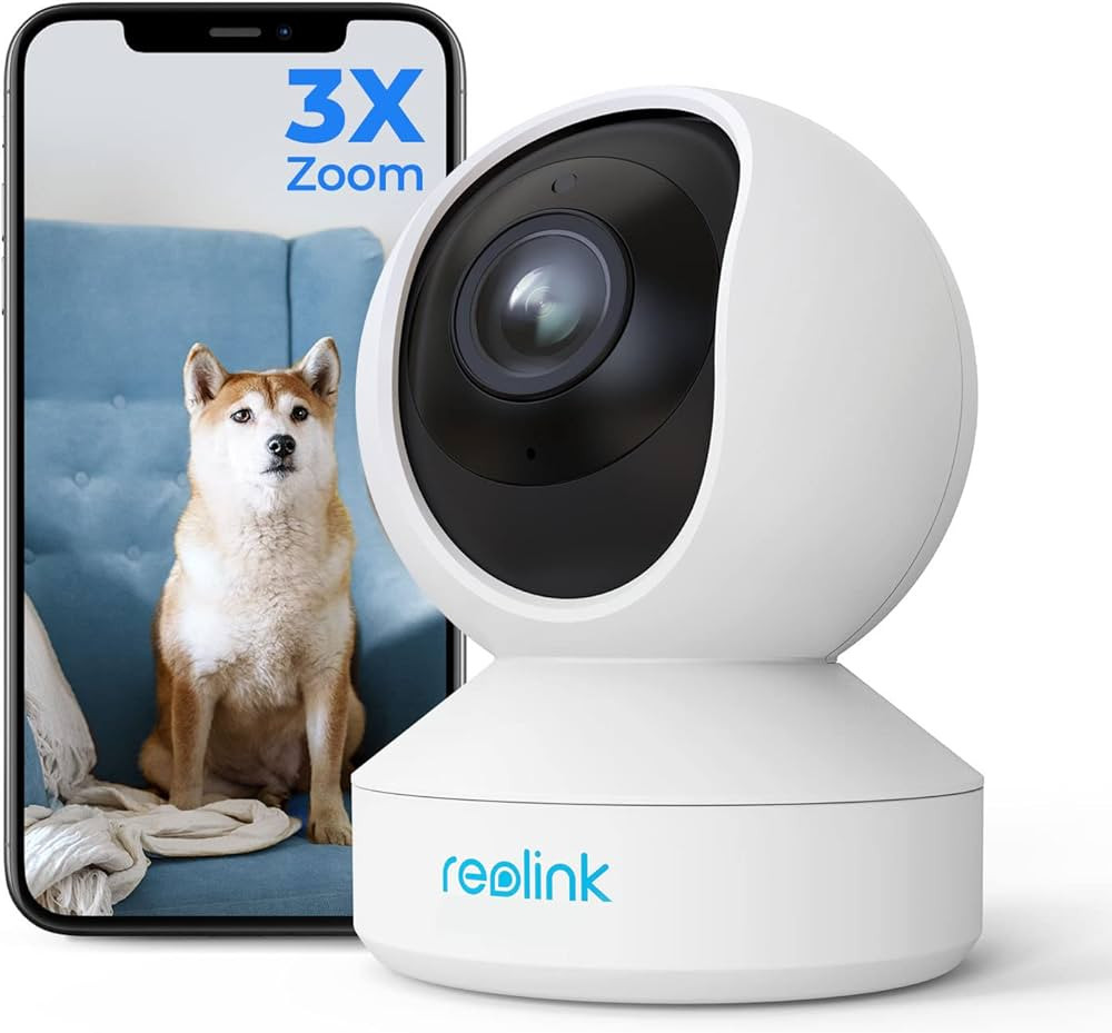 REOLINK E1 Zoom Indoor Security Camera, 2.4/5GHz Dual Band WiFi Camera, 5MP Plug-in Pet Camera, 3... | Amazon (US)