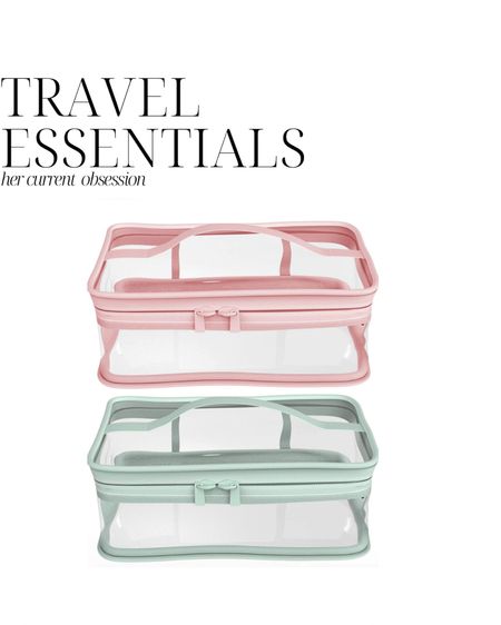 The cutest makeup bags for your next travels 

#traveltips #travelessentials 

#LTKitbag #LTKtravel #LTKbeauty