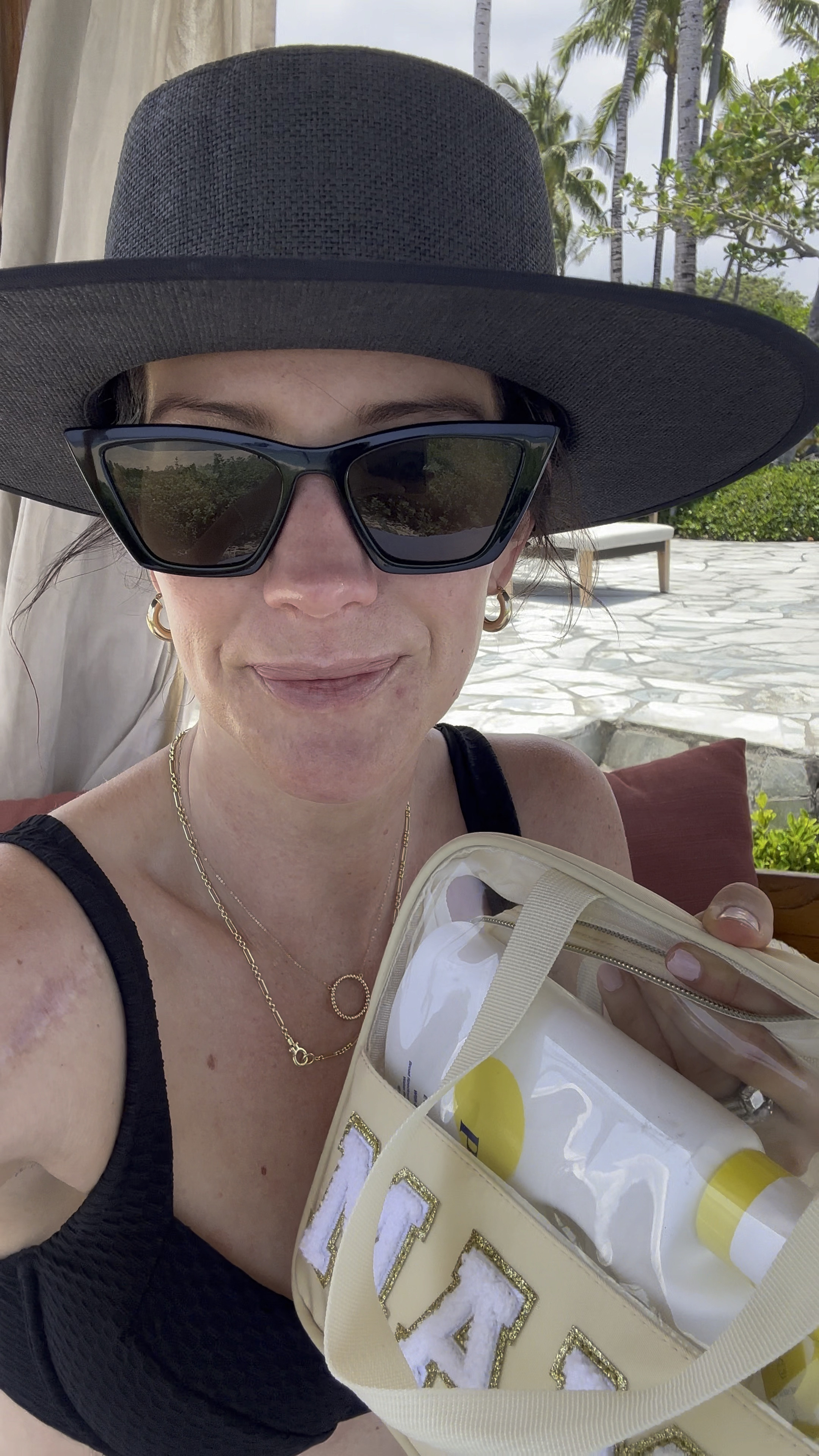 The perfect sunscreen/cosmetic/beach/pool bag DOES exist. I love this one. It’s more yellow than beige in person. They also have ‘baby’ ‘travel’ and ‘stuff’  

#LTKSeasonal #LTKTravel #LTKSwim