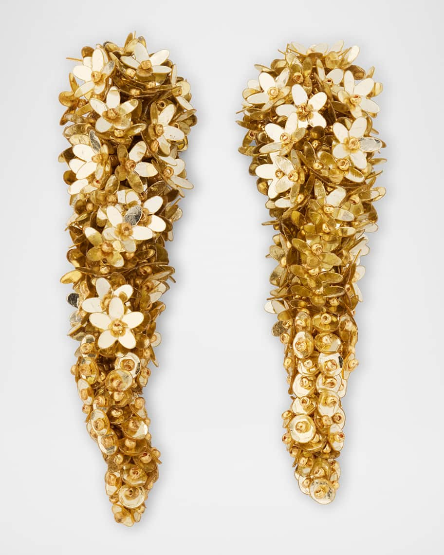 Oscar de la Renta Conical Bouquet Earrings | Neiman Marcus