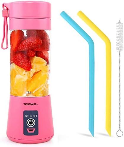 Tenswall Portable, Personal Size Blender Shakes and Smoothies Mini Jucier Cup USB Rechargeabl, pi... | Amazon (US)