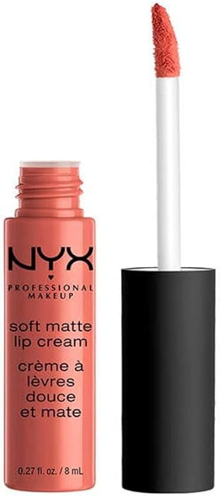 NYX PROFESSIONAL MAKEUP Soft Matte Lip Cream, Lightweight Liquid Lipstick - Cannes (Matte Muted M... | Amazon (US)