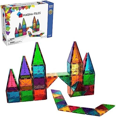 MAGNA-TILES House 28-Piece Magnetic Construction Set, The ORIGINAL Magnetic Building Brand | Amazon (US)