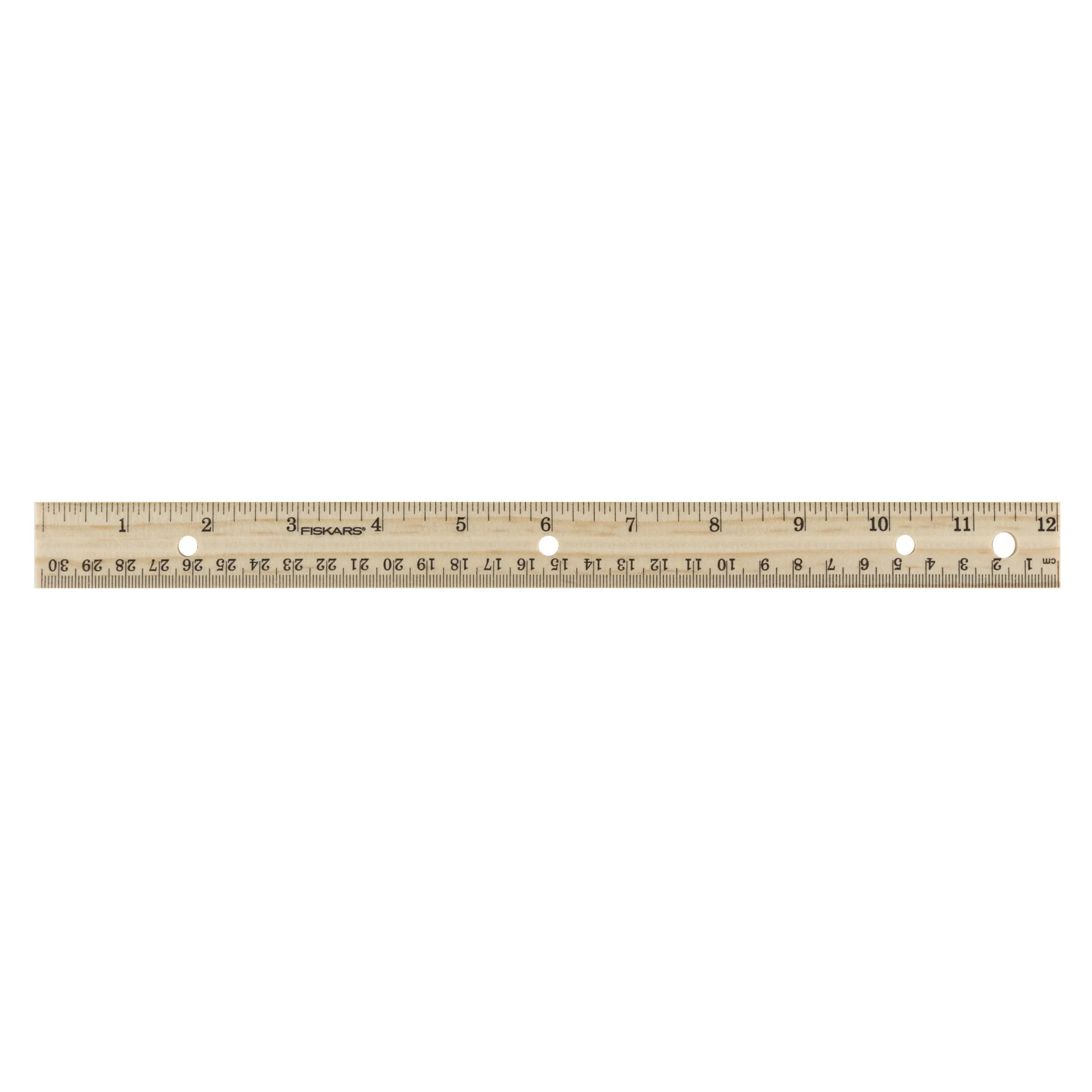 Fiskars 12" Wood Ruler, Inches and Centimeters - Walmart.com | Walmart (US)