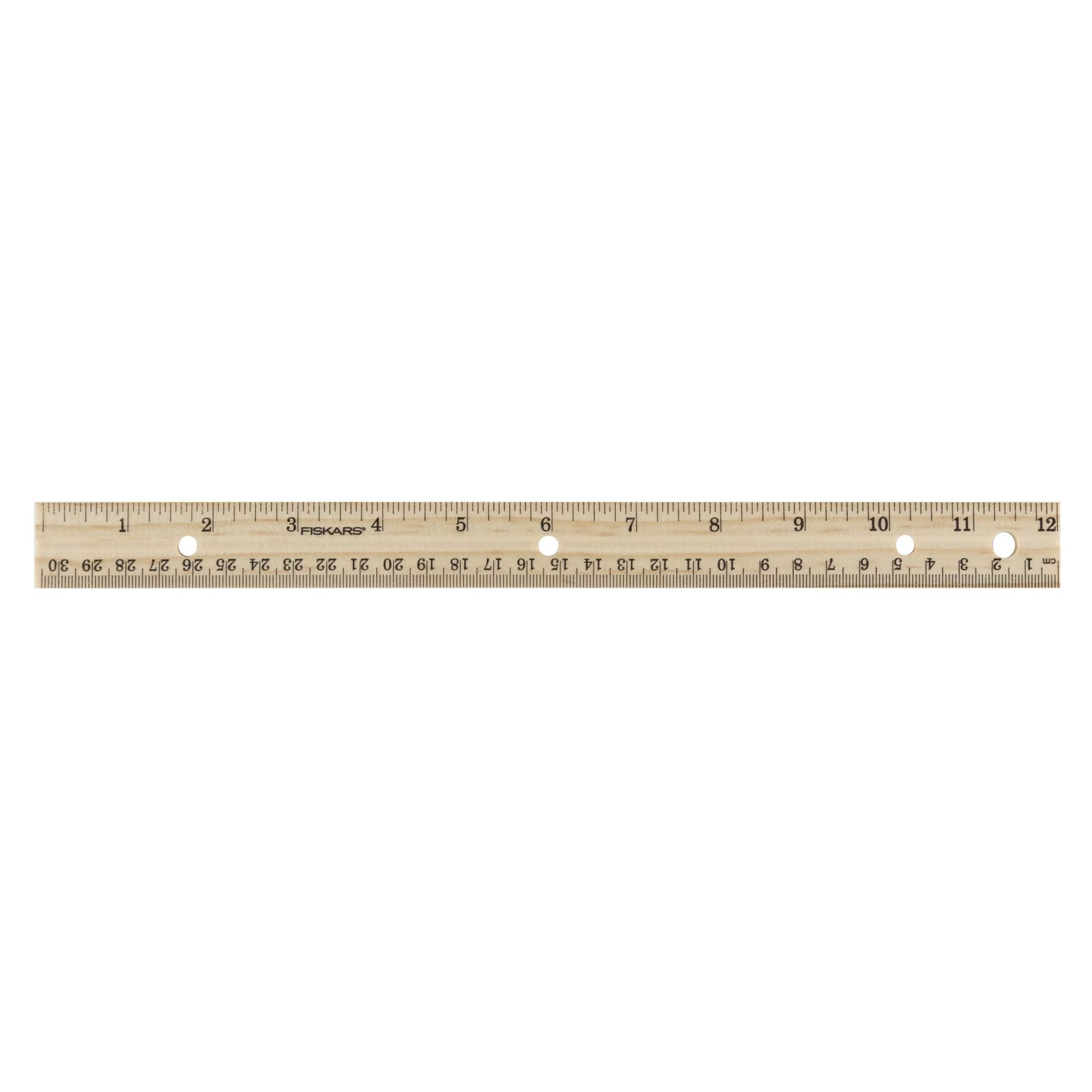 Fiskars 12" Wood Ruler, Inches and Centimeters | Walmart (US)