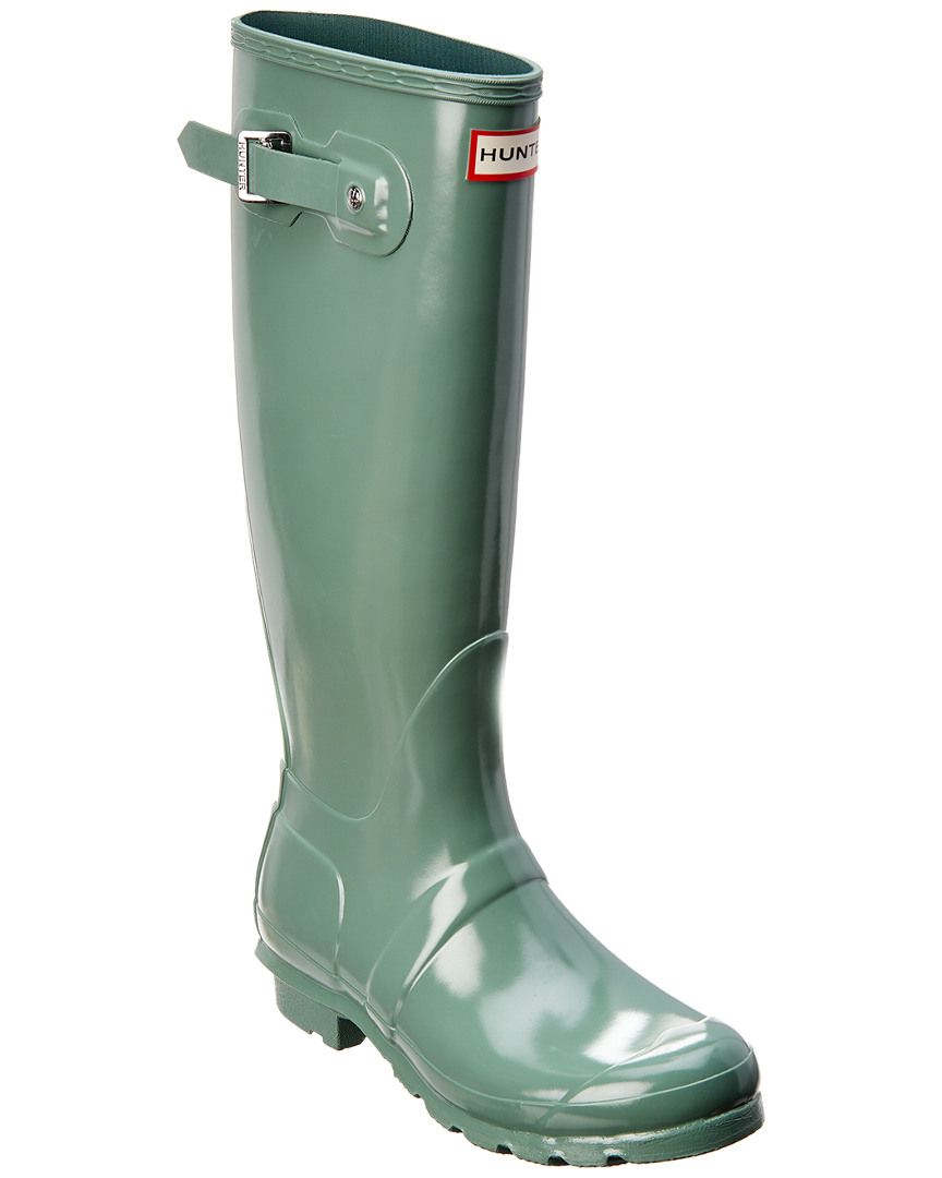 Hunter Women's Original Tall Gloss Rain Boot | Gilt