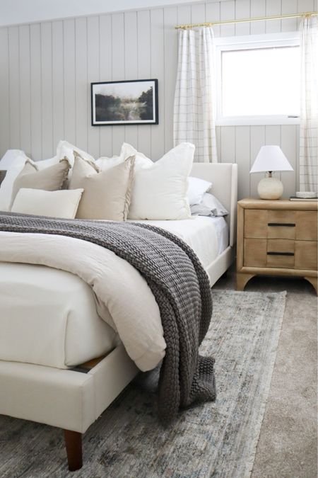 Cozy neutral bedroom decor  

#LTKstyletip #LTKunder50 #LTKhome