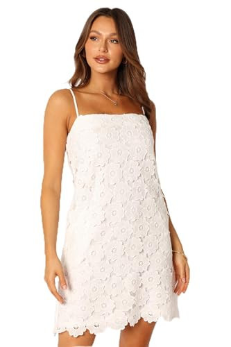 Petal & Pup Trinny Mini Dress - White 6 | Amazon (US)