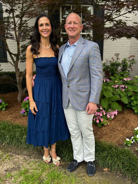 Celebrating our 20th wedding anniversary! My dress is old Hill House, but I’ve linked similar styles. These gold heels are some of my favorites, but they’re pricy. For a similar look for less, try the Amazon dupes!

#LTKshoecrush #LTKwedding #LTKparties