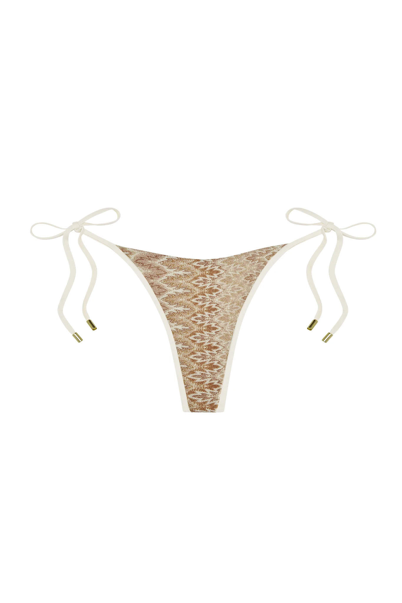 Palma Thong Color Block - Porto Cervo Gold | Monday Swimwear