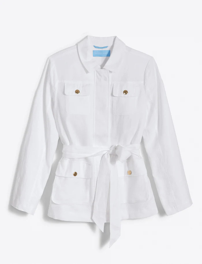 Linen Field Jacket | Draper James (US)