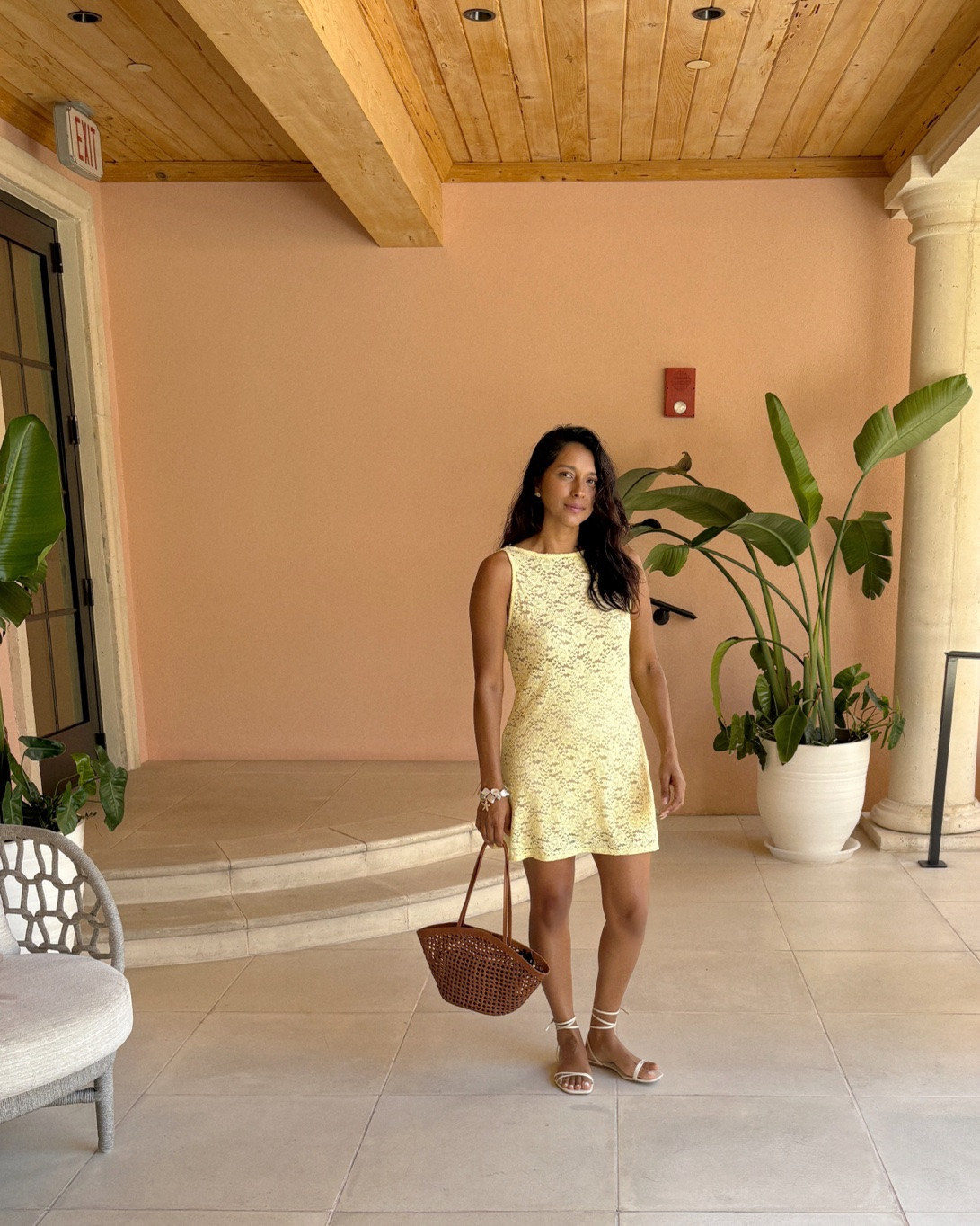 Butter yellow + lace.
West Palm beach edition

#LTKootd #LTKTravel #LTKOver40