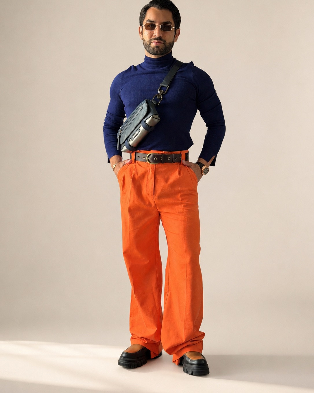 Master the art of color blocking: one bold piece, one timeless neutral, endless impact.

Shop the vibe 🧡💙

#LTKootd #LTKgrwm #LTKMens