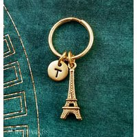 Eiffel Tower Keychain Small Keyring Charm French Travel Gift France Boyfriend | Etsy (US)