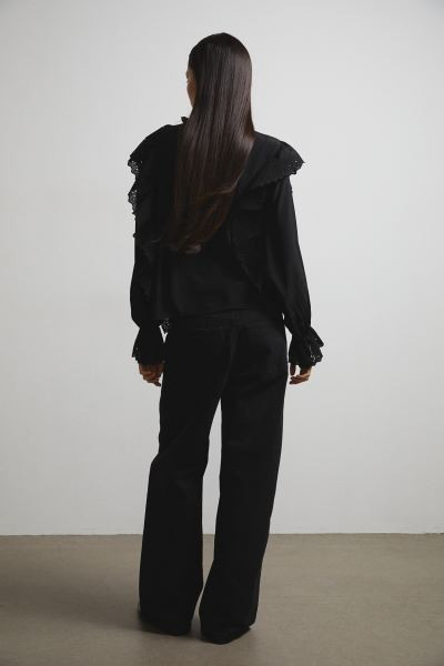 Blusa de viscosa con volantes | H&M (FR, IT, ES, PT, BE)