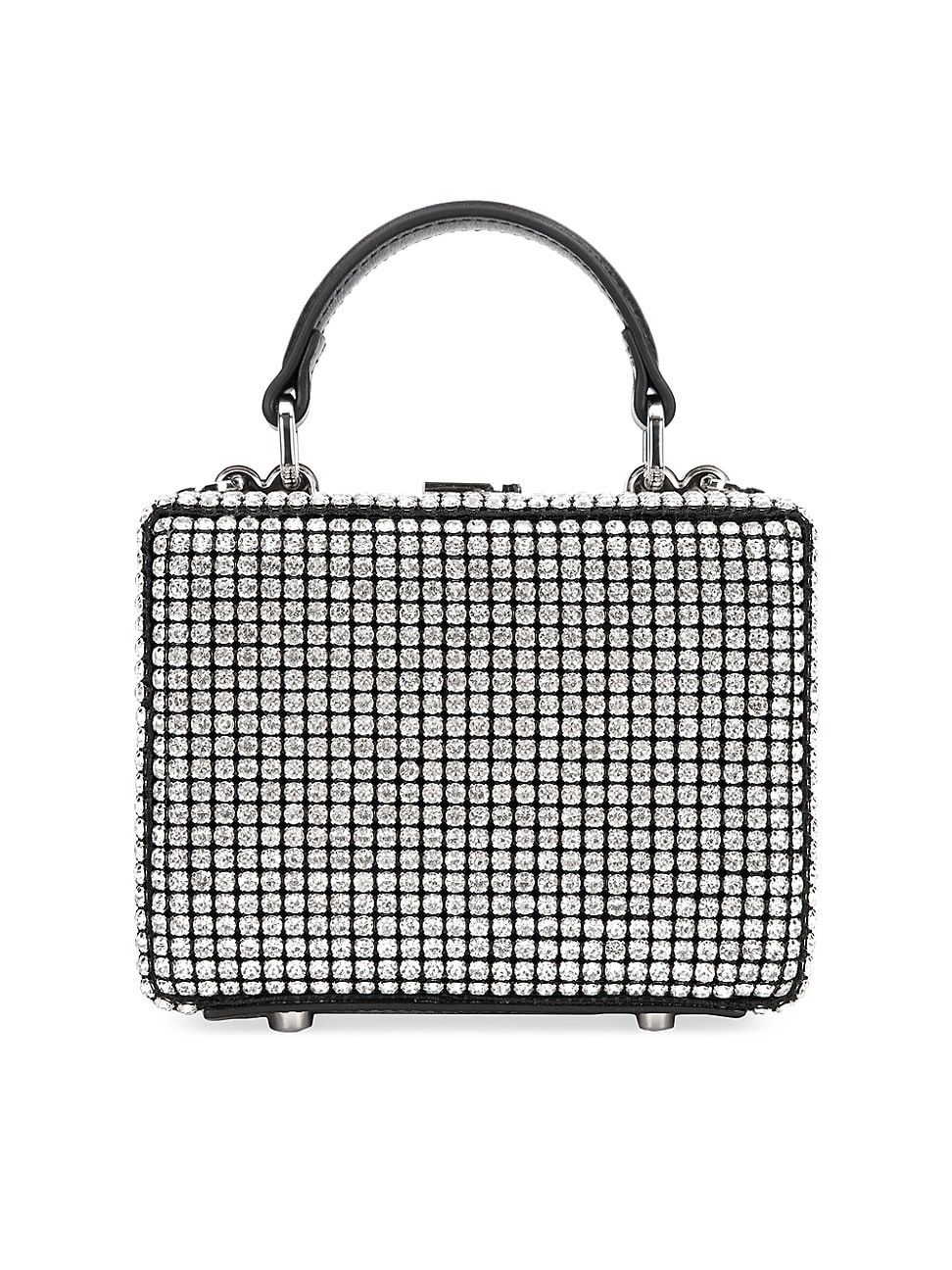 Women's Mini Kendrick Rhinestone Box Bag - Crystal | Saks Fifth Avenue