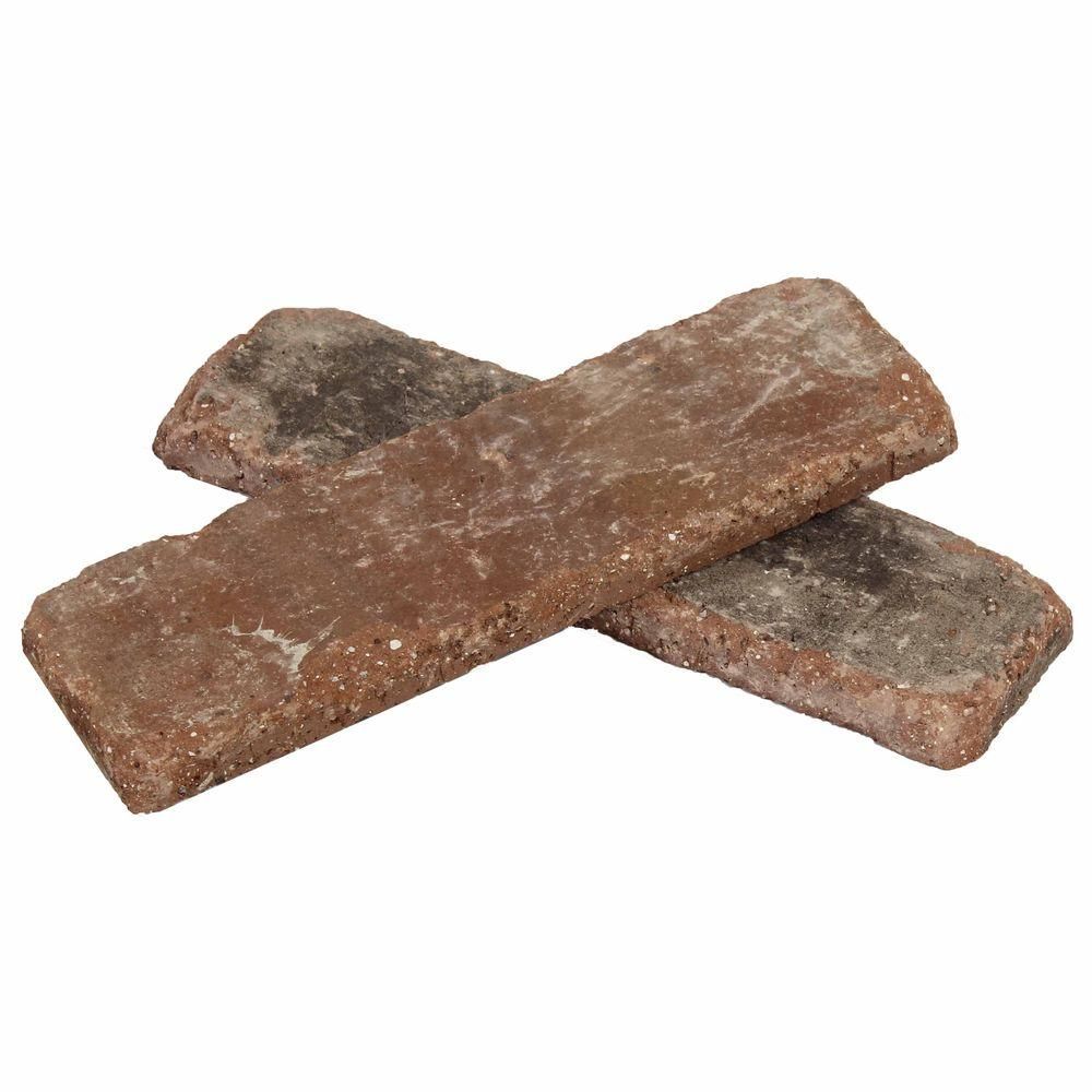 Old Mill Brick Castle Gate Thin Brick Singles - Flats (Box of 50) - 7.625 in. x 2.25 in. (7.3 sq.... | The Home Depot