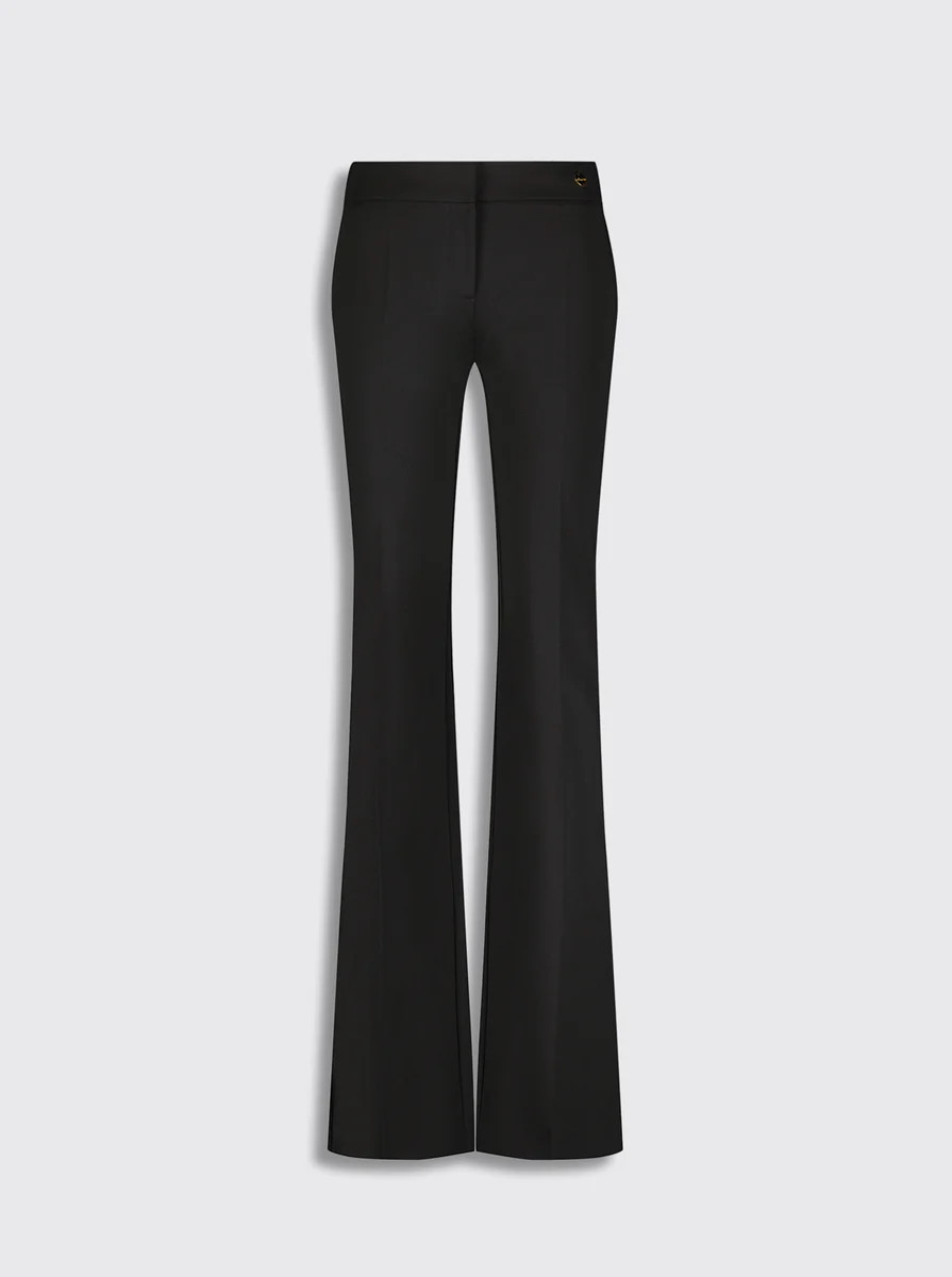 Câllas flare leg Pants "Jules", black, straight along the leg | Callas Milano