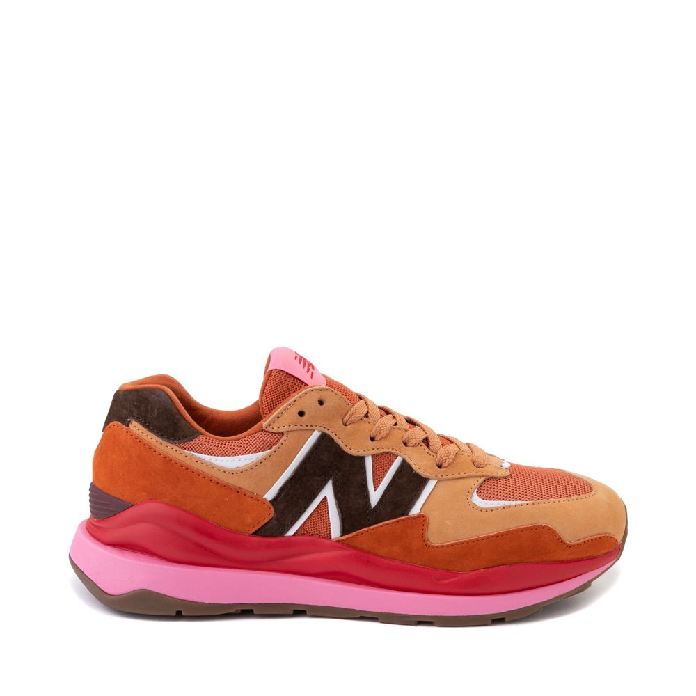 Mens New Balance 57/40 Athletic Shoe - Chocolate Brown / Bubblegum | Journeys