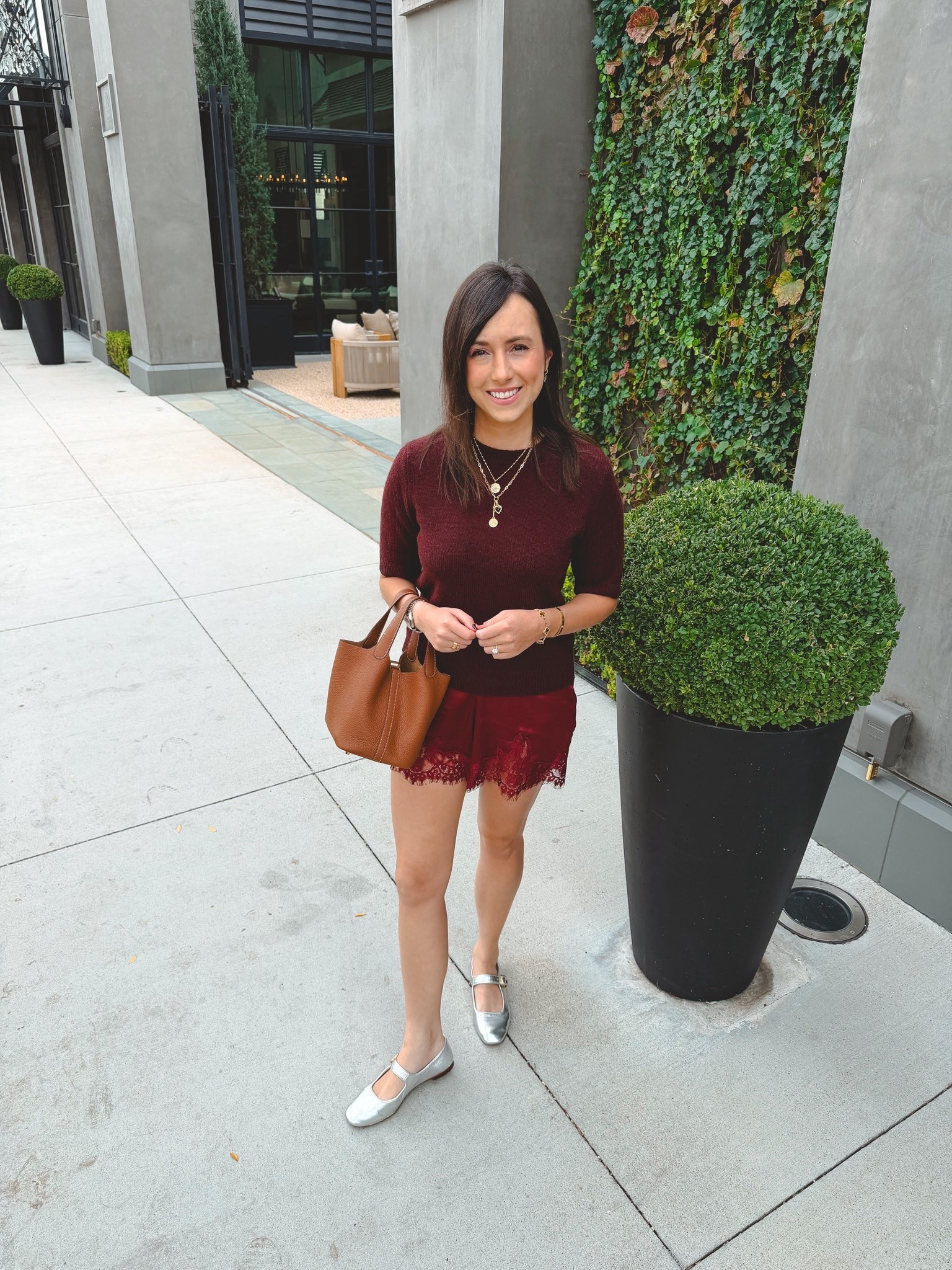 Vince burgundy maroon cashmere sweater with reformation lace trim shorts





#LTKSeasonal #LTKootd #LTKFindsUnder100