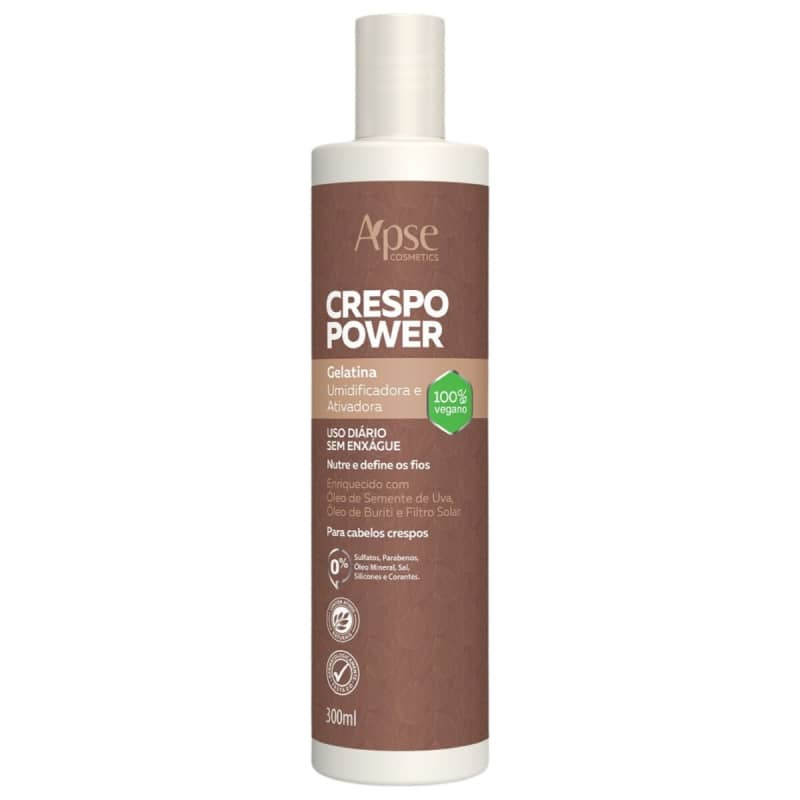 Apse Cosmetics Crespo Power
        
            
                 - Gelatina Capilar Umidificado... | Beleza Na Web (BR)