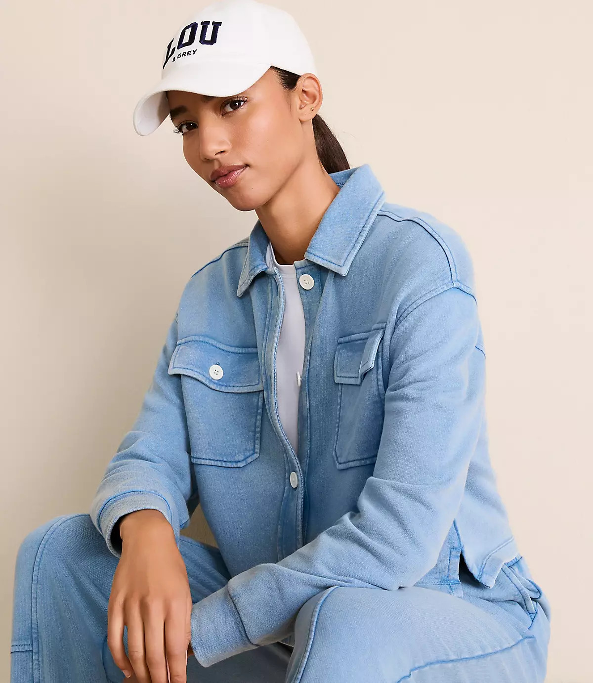 Lou & Grey Button Pocket Top | LOFT