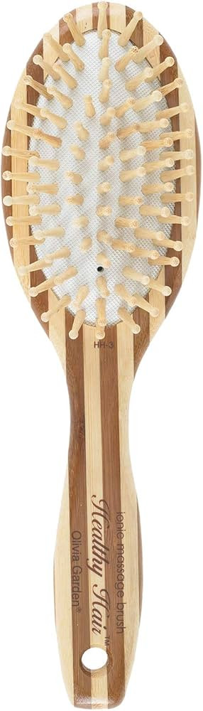 Olivia Garden Healthy Hair Bamboo Ionic Massage Hair Brush | Amazon (US)