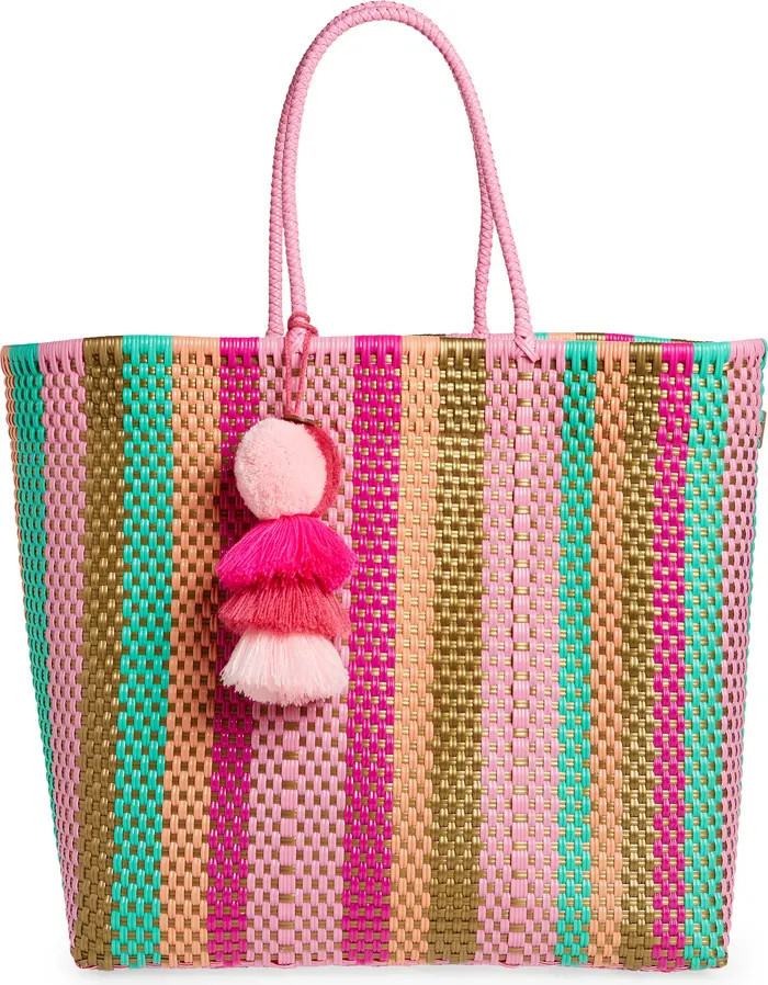 Rivers of Hope Citron Waterproof Tote | Nordstrom