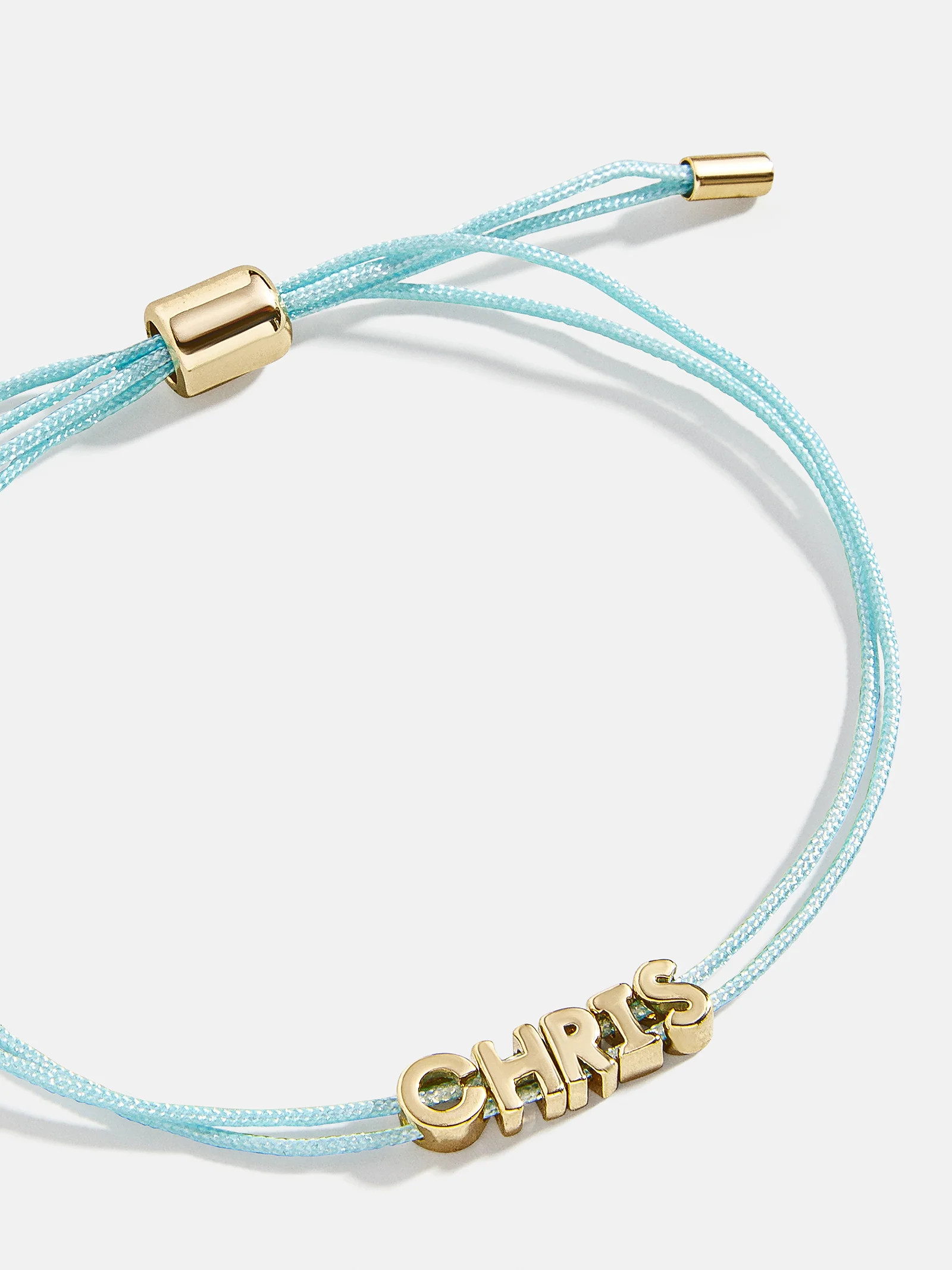 Custom Cord Bracelet - Neon Blue | BaubleBar (US)