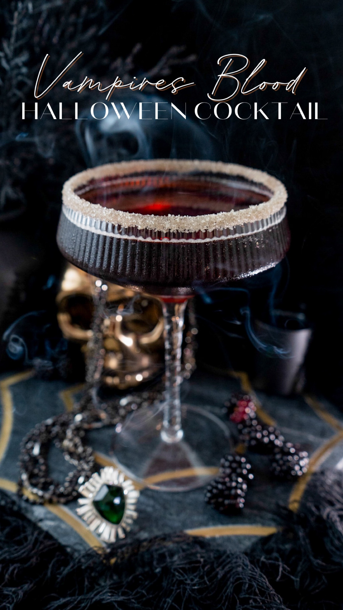 Everything you need to make this Halloween cocktail! 