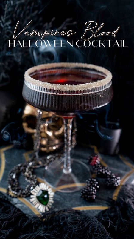 Everything you need to make this Halloween cocktail! 