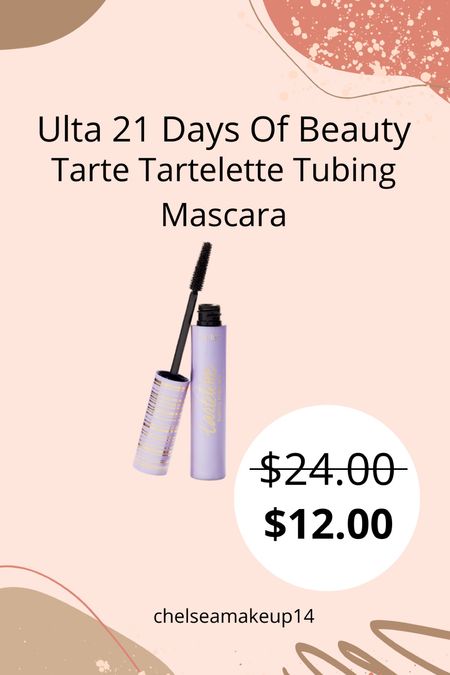 Ulta 21 Days Of Beauty // Tarte Tartelette Tubing Mascara 

#LTKsalealert #LTKbeauty