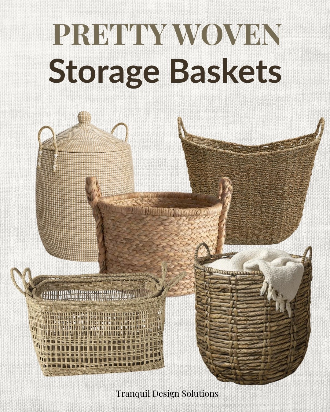 I’m a sucker for a pretty basket 🤎 These are some of my favorites for hiding all the everyday clutter while still looking good in your home. Perfect for blankets, toys, pillows… basically all the stuff that needs a home! Linking a few of my favorites here.

#LTKHome #LTKmomlife #LTKOver40