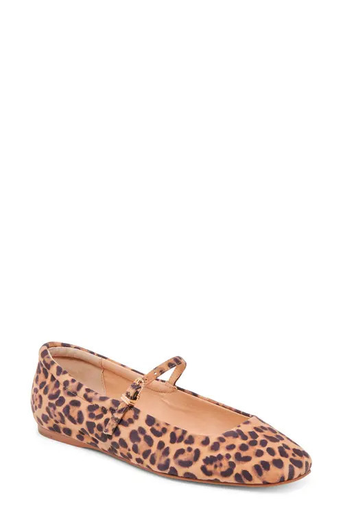 Dolce Vita Reyes Mary Jane in Dark Leopard Suede at Nordstrom, Size 9.5 | Nordstrom