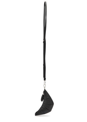 Croissant leather cross-body coin purse | Harvey Nichols