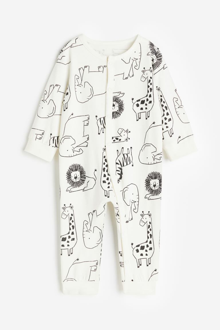 Printed sleepsuit | H&M (UK, MY, IN, SG, PH, TW, HK)